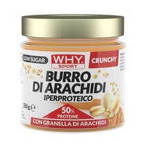 Whysport Burro Di Arachidi Iperproteico Crunchy 350g-1