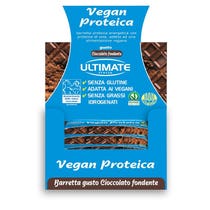 Ultimate Vegan Barretta Proteica Gusto Cioccolato Fondente 24 Pezzi-1