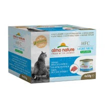 Almo Nature Natural Light Meal Cibo Umido Tonno Dell'Atlantico Per Gatti Adulti 4x50g-2