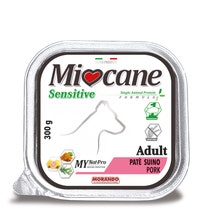 Miocane Adult Sensitive Pate' Suino Cibo Umido Cani 300g-1