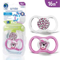 J Bimbi Smile Pack Succhietto Ultraventilato 16 Mesi+ Leopardo Texture-1