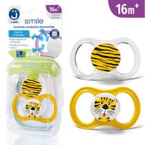 J Bimbi Smile Pack Succhietto Ultraventilato 16 Mesi+ Tigre Texture-1