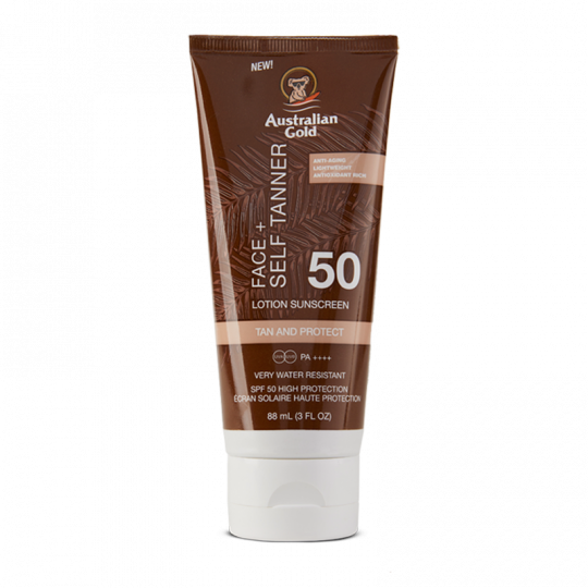 Australian Gold Face+ Self Tanner SPF50 Protezione Solare Viso 88ml-1