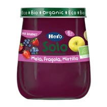 Hero Solo Omogeneizzato Mela Fragola Mirtillo 100% Bio 120g