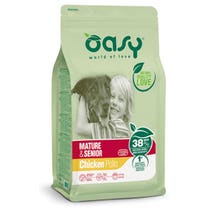 Oasy Lifestage Mature & Senior Pollo Cibo Secco Per Cani 3 Kg
