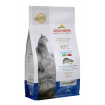 Almo Nature HFC Longevity Cibo Secco Spigola E Orata Per Gatti Adulti Sterilizzati Sacco 1,2kg-2