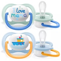 Philips Avent Ultra Air Succhietto Mama/Boat Maschio 0-6 Mesi 2 Pezzi-2