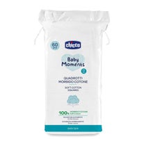 Chicco Baby Moments Quadrotti Morbido Cotone 60 Pezzi-2