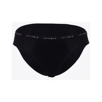 Lovable Period Panties Slip Ciclo In Cotone Lavabile Flusso Abbondante Taglia Piccola Colore Nero-0