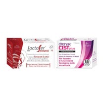 Lactofer Fermenti 12 Bustine + Drenax Forte Cist Plus 18 Stick Pack - 2
