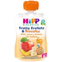 Hipp Frutta Frullata Mela Pesca Banana Frollino 90ml 6 Mesi+ - 1
