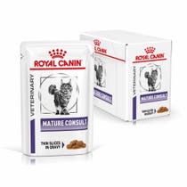 Royal Canin Veterinary Mature Consult Umido Per Gatti Anziani Bustine 12x85g-1