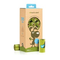Earth Rated Sacchetti Biodegradabili Inodore 21 Rotolini x 15 Sacchetti-1