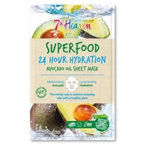 7th Heaven Superfood Maschera Viso Tessuto Bambu Con Avocado Oil-1