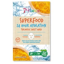 7th Heaven Superfood Maschera Viso Tessuto Bambu Con Curcuma-1