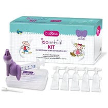 Isonebial Kit Pulizia Cavità Nasali 20 Flaconcini Monodose 5ml + Siringa Luer Lock Soft-Jeck + Ago Cannula + Nebulizzatore Spraysol-2