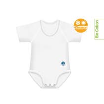 J Bimbi Body 0-36M Bio Cotton 4 Season Bianco-1