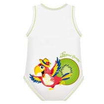 J Bimbi Body 0-36 Mesi Fresco Cotone Summer Pappagallo-1