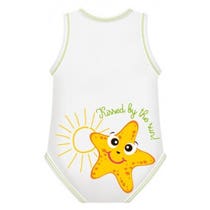 J Bimbi Body Neonato Senza Maniche In Cotone Bio 0-36 Mesi Stella Marina-0