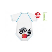 J Bimbi Body Neonato 0-36 Mesi Caldo Cotone Biologico Fantasia Procione-1