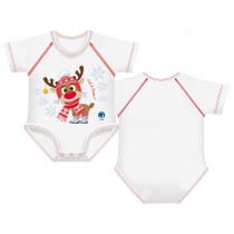 J Bimbi Body Bio Invernale Cotone Warm Renna 0-36 Mesi-1