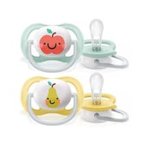 Philips Avent Succhietto Ultra Air Neutro 2 Pezzi 0-6 Mesi-1
