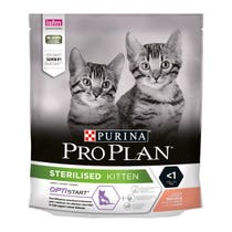 Purina Pro Plan Sterilised Kitten Crocchette Salmone Busta 400g-4