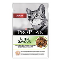Purina Pro Plan Nutri Savour Adult Gatto Bocconcini Agnello In Gelatina Bustina 85g-0