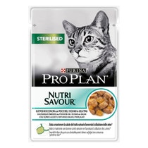 Purina Pro Plan Nutri Savour Sterilised Gatto Bocconcini Pesce Oceanico In Gelatina Bustina 85g-0