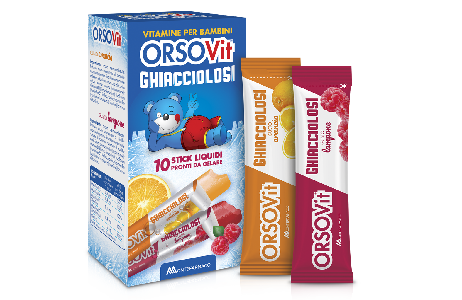 Orsovit Ghiacciolosi 10 Stick Liquidi-1
