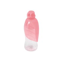 United Pets Leaf Dispenser Acqua Da Viaggio Silicone Colore Rosa Per Cani-1