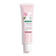 Klorane Crema Ricca Lenitiva alla Peonia Bio Pelle Sensibile/Secca 40ml-5