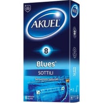 Akuel Blues Profilattico Sottile 8 Pezzi-1