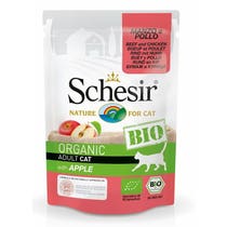 Schesir Organic Bio Paté Al Manzo Con Pollo E Mela Per Gatti Adulti Bustina 85g-2