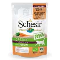 Schesir Organic Bio Paté Al Manzo E Pollo Con Carote Per Gatti Adulti Bustina 85g-2
