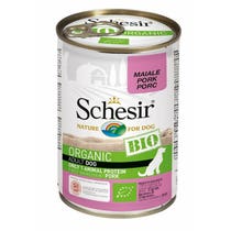 Schesir Organic Bio Paté Al Maiale Per Cani Adulti Lattina 400g-2