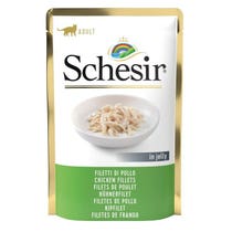 Schesir Filetti Di Pollo In Jelly Cibo Umido Gatti Adulti Bustina 85g-2