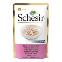 Schesir Pollo Con Prosciutto In Jelly Cibo Umido Gatti Adulti Bustina 85g-2