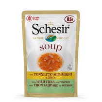 Schesir Soup Tonnetto Selvaggio Con Zucca Cibo Umido Gatti Adulti Bustina 85g-2