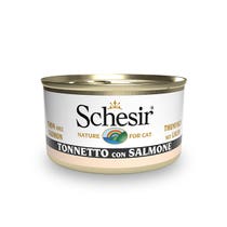 Schesir Tonnetto Con Salmone Cibo Umido Gatti Adulti Lattina 85g-2