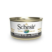 Schesir Tonnetto Con Seppie Cibo Umido Gatti Adulti Lattina 85g-2