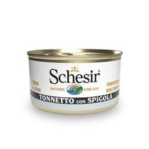 Schesir Tonnetto Con Spigola Cibo Umido Gatti Adulti Lattina 85-1