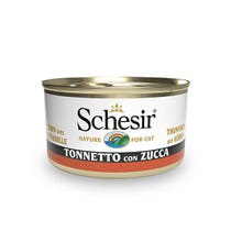 Schesir Tonnetto Con Zucca Cibo Umido Gatti Adulti Lattina 85g-1