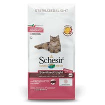 Schesir Sterilized&Light Crocchette Con Prosciutto Per Gatti Adulti Sacco 10kg-2
