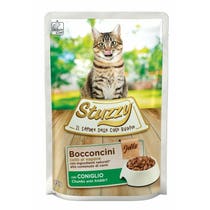 Stuzzy Bocconcini Jelly Con Coniglio Gatti Adulti Bustina 85g-2