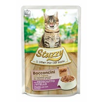 Stuzzy Bocconcini Jelly Con Prosciutto E Vitello Per Gatti Adulti Bustina 85g-2