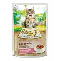 Stuzzy Bocconcini Con Prosciutto Cibo Umido Gatti Adulti Bustina 85g-2