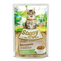 Stuzzy Bocconcini Con Vitello Per Gatti Adulti Bustina 85g-2