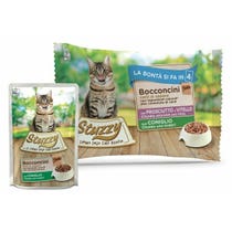 Stuzzy Bocconcini Con Prosciutto/Vitello/Coniglio Cibo Umido Gatti Adulti Multipack 4x85g-2