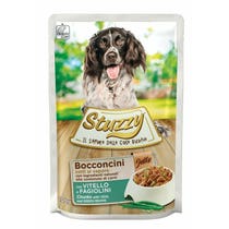 Stuzzy Bocconcini Jelly Con Vitello/Fagiolini Per Cani Adulti Bustina 100g-2